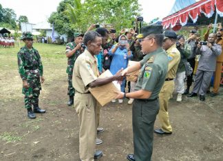 Pangdam Tutup TMMD ke 100 di Sarmi