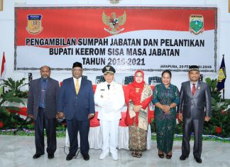 Markum Jadi Bupati Keerom