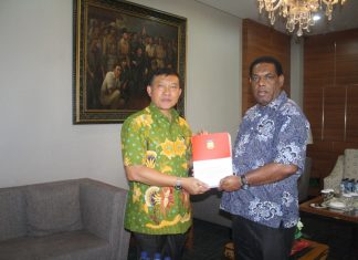 Masterplan PON XX Papua Diserahkan ke Mendagri