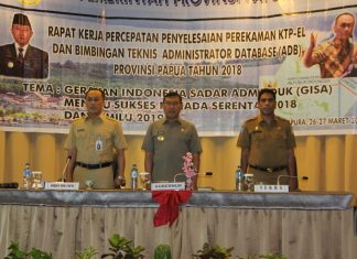 Gubernur Soedarmo : Kepala Daerah Harus Sukseskan Perekaman e-KTP