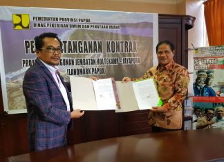 PT. PP Lanjutkan Pembangunan Jembatan Holtekamp-Jayapura