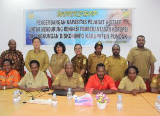 Kominfo Puncak Gandeng Kominfo Papua Gelar Workshop