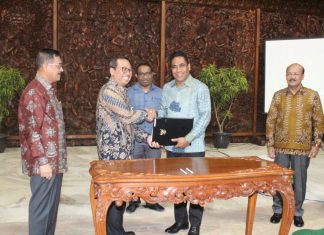 Sekda Papua Teken Kerjasama Dengan Sekneg