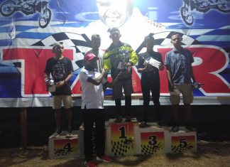 Hilman Maksum Juara Umum Open Intan Jaya Gass Track