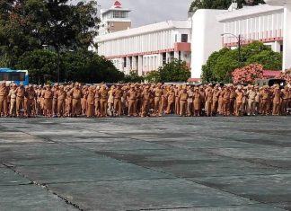 1.324 Orang ASN Papua ‘Mbolos’ Apel Pagi