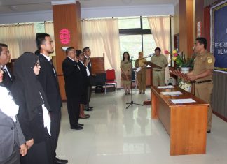 Sekda Papua Lantik 13 Pejabat Fungsional