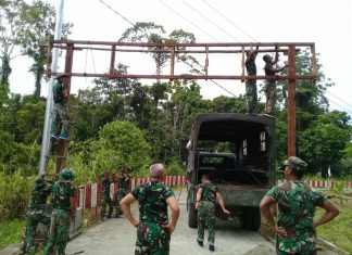 Kehadiran Satgas Pamtas Yonif PR 328/DGH Beri Warga bagi Kampung Kriko