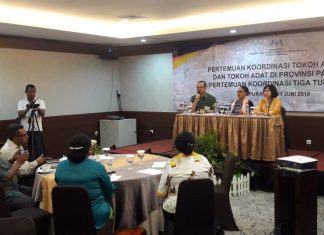 Bahas Kekerasan Perempuan dan Anak, Menteri Yohana Rakor dengan Toga Papua