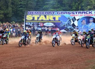 Tison Agu dan Breifel Wales Juara Demokrat Grasstrack Championship 2019