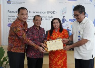 Tingkatkan Penyaluran KUR, Pemprov Kerjasama DJPb, OJK Dan BI