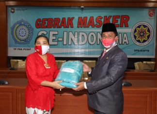 PKK Papua Dapat Bantuan Masker Dari Pusat