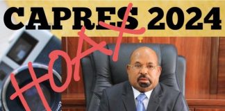Konten Gubernur Papua Deklarasi Capres 2024, "HOAX"